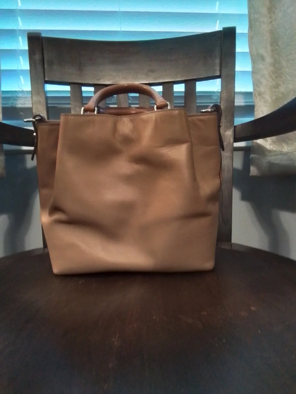 Dooney & Bourke Tan Leather Shoulder Bag